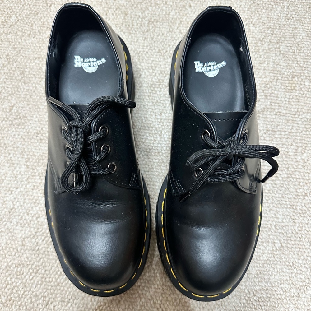 Dr. Martens 1461 Women’s smooth leather Oxford shoes Black US Ladies 9 - Picture 2 of 9